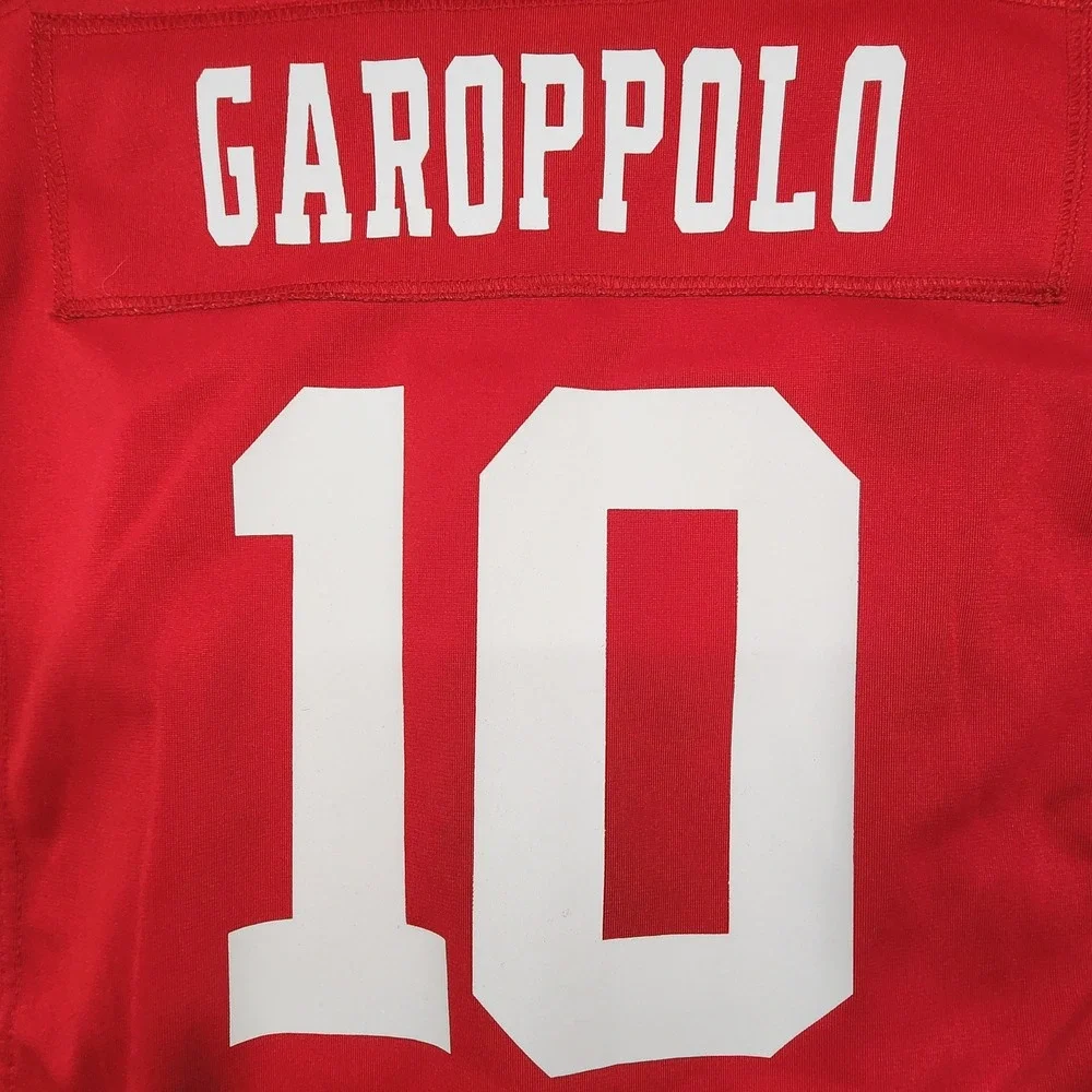 Nike Football Jersey Kids L 14/16 Red #10 Jimmy Garoppolo 49ers NFL On Field